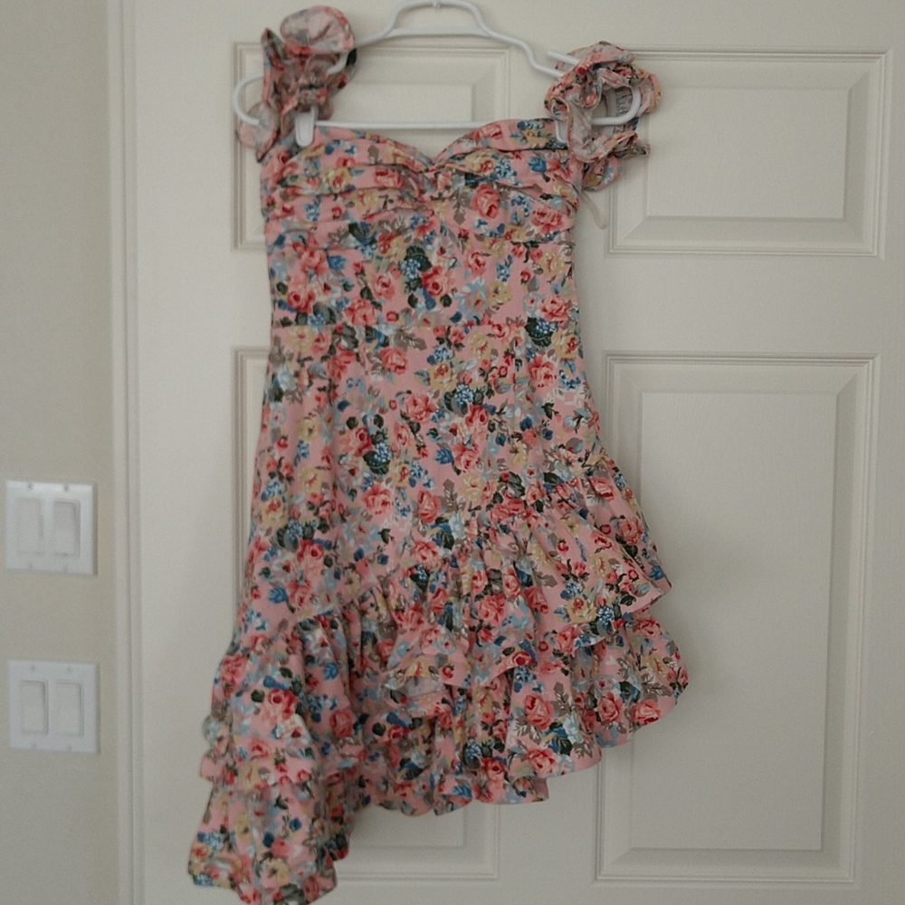 80's aline style off the shoulder dress